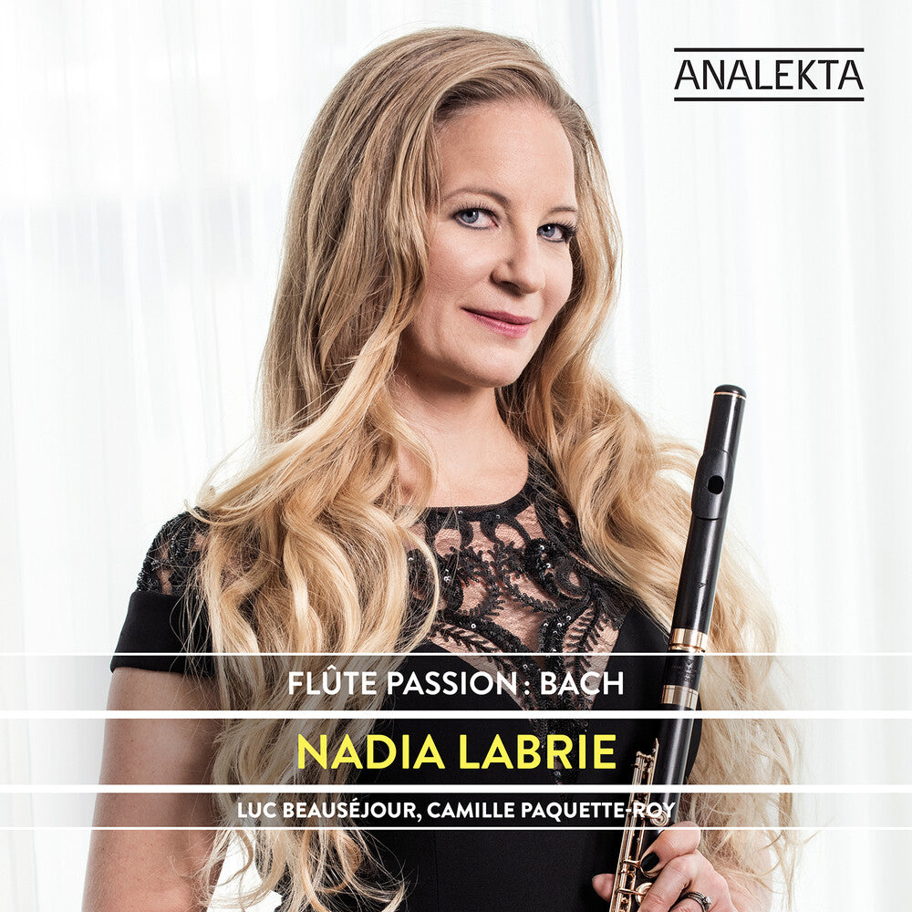 the album cover for J Bach S / Labrie / Paquette-Roy - Flute Passion