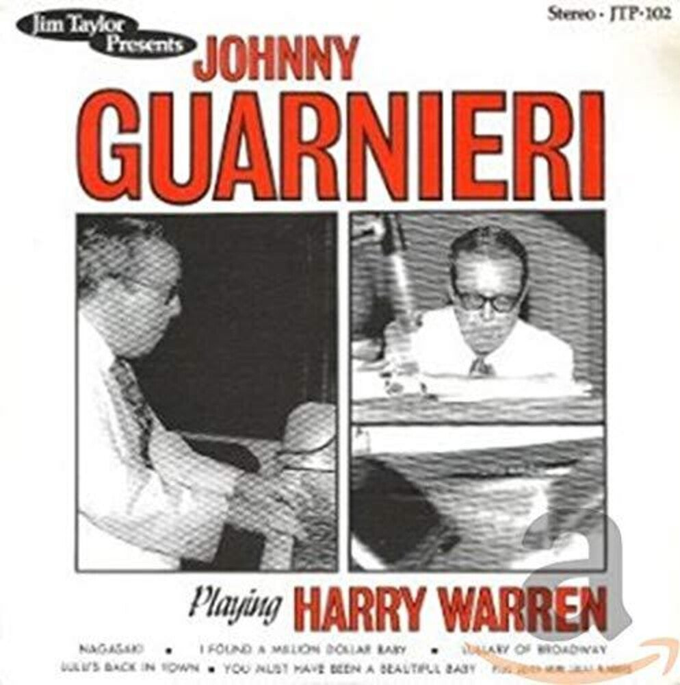 the album cover for Johnny Guarnieri - Plays Harry Warren