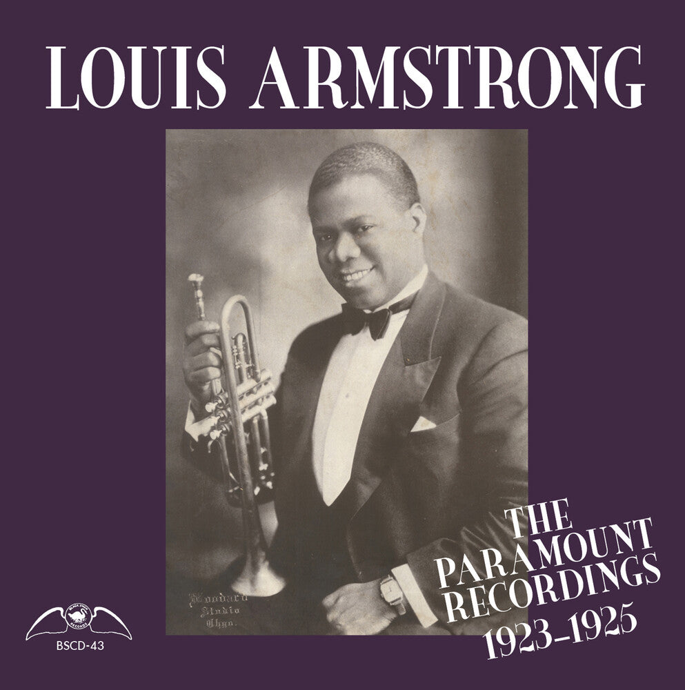 the album cover for Louis Armstrong - Paramount Recordings 1923-1925