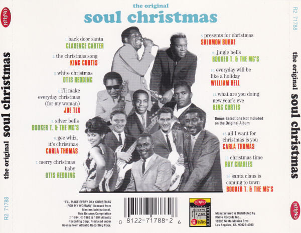 Various : The Original Soul Christmas (CD, Comp, RE)