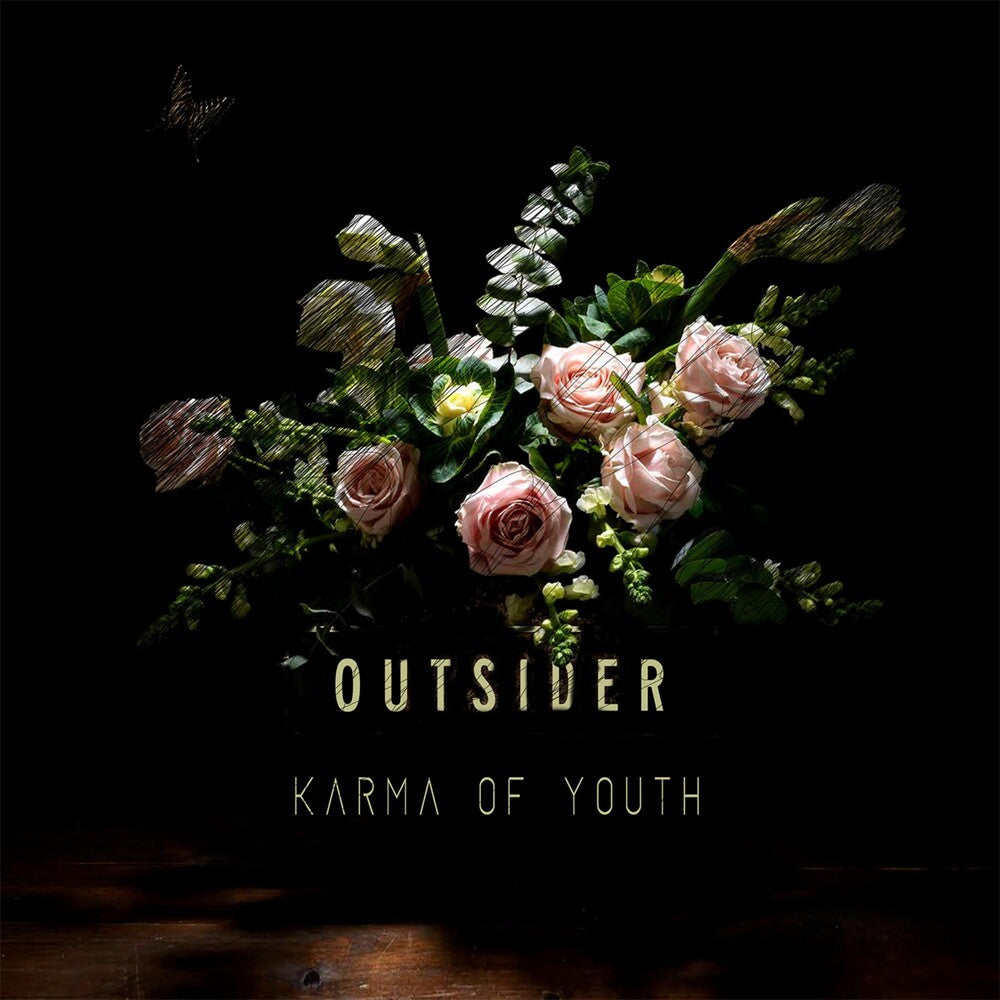 the album cover for Karma Of Youth - Outsider