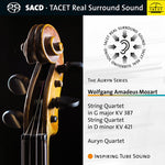 the album cover for Mozart / Auryn Quartet - String Quartet