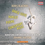 the album cover for Blacher - Dance Suite / Hamlet / Poeme