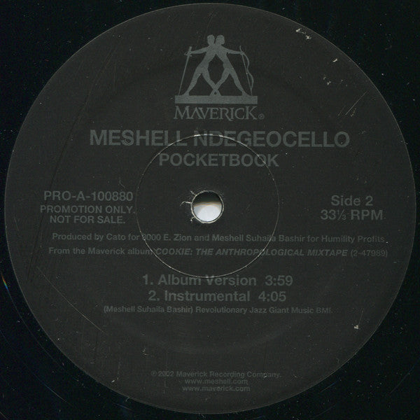 Meshell Ndegeocello* : Pocketbook (12", Promo)