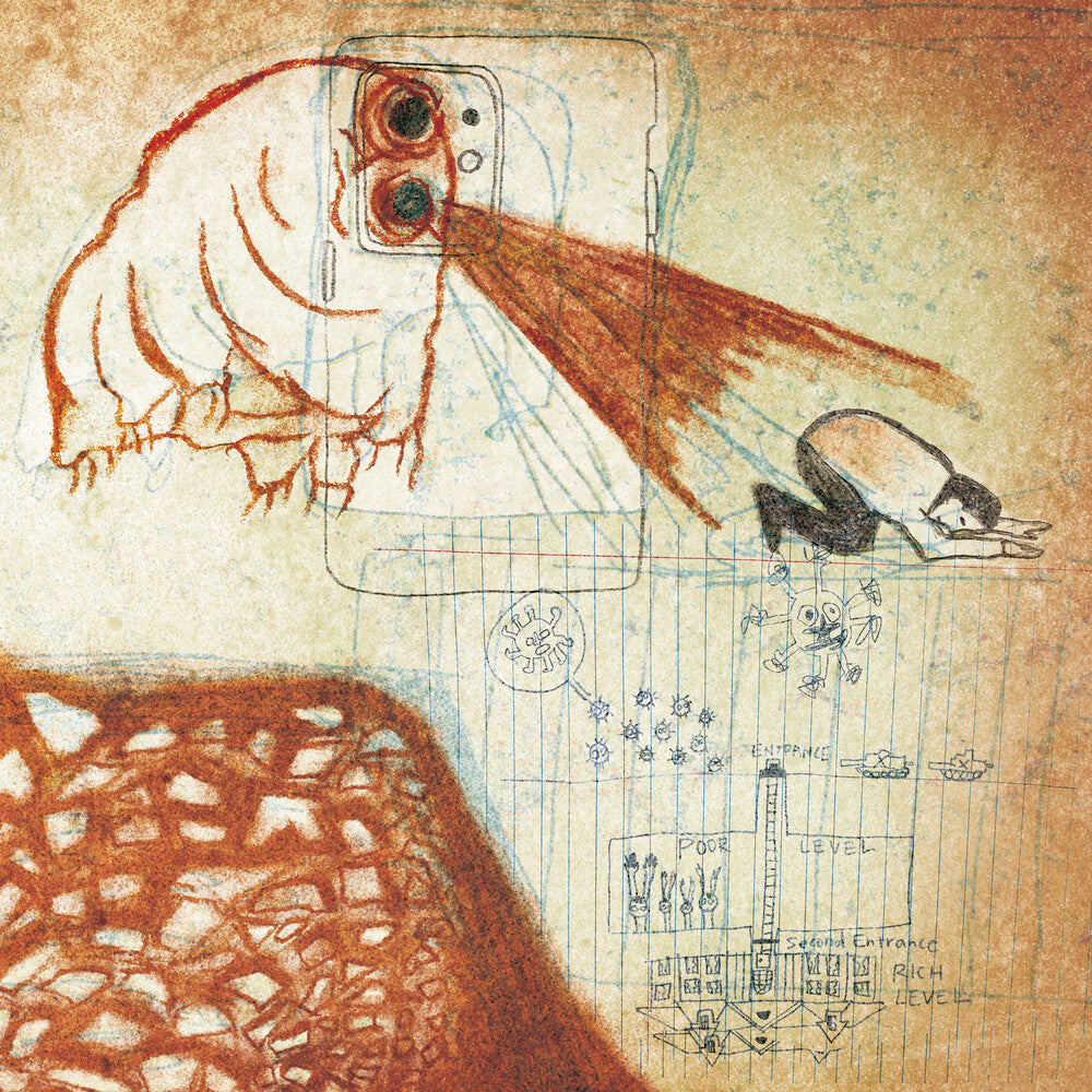 the album cover for Deerhoof - Future Teenage Cave Artists