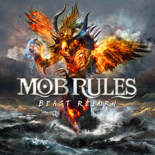 the album cover for Mob Rules - Beast Reborn