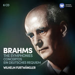 the album cover for Wilhelm Furtwängler - Brahms: The Symphonies, Ein Deutsches Requiem