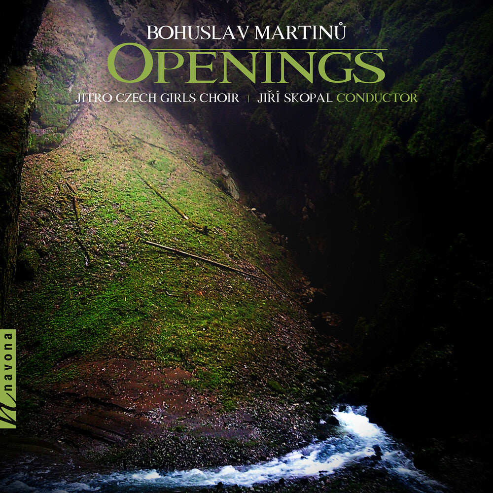 the album cover for Martinu / Jitro Czech Girls Choir / Skopal - Openings