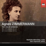 the album cover for Zimmermann / Milwidsky / Haywood - Violin Sonatas