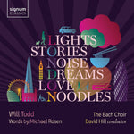 the album cover for Todd / Bach Choir - Lights Stories Noise