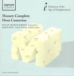 the album cover for Mongomery - Mozart Horn Concertos