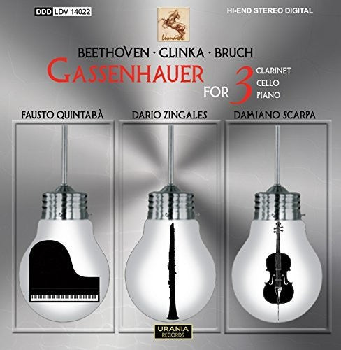the album cover for Dario Zingales - Gassenhauer for 3