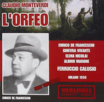 the album cover for Nicolai - L'orfeo