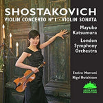 the album cover for Katsumura / Marconi / Hutchison - Violin Concerto