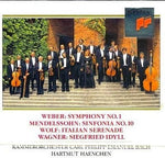 the album cover for Bach, C.P.E / Haenchen - Symphony 1 / Mendels