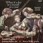 the album cover for Gerald English - What If a Day