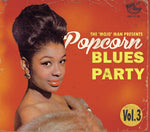 the album cover for Popcorn Blues Party 3 / Various - Popcorn Blues Party 3 (Various Artists)