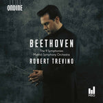 the album cover for Beethoven / Malmo Symphony Orch / Trevino - 9 Symphonies