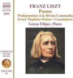 the album cover for Liszt / Filipec - Complete Piano Music 51