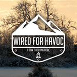 the album cover for Wired for Havoc - I Don'T Belong Here
