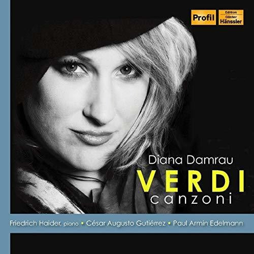 the album cover for Verdi / Damrau - Canzoni