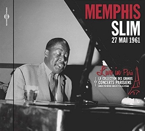 the album cover for Memphis Slim - Live in Paris