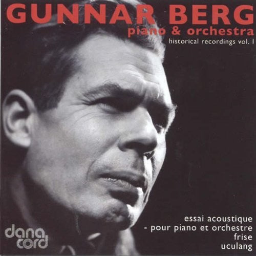 the album cover for Berg / Veto - Historical Recordings 1