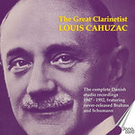 the album cover for Brahms / Cahuzac - Great Clarinettist