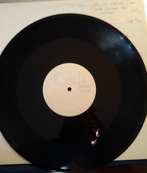 Sonia : You'll Never Stop Me Loving You (12", W/Lbl)