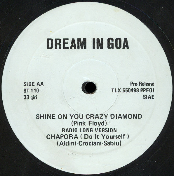 Dream In Goa : Shine On You Crazy Diamond (12", Promo)