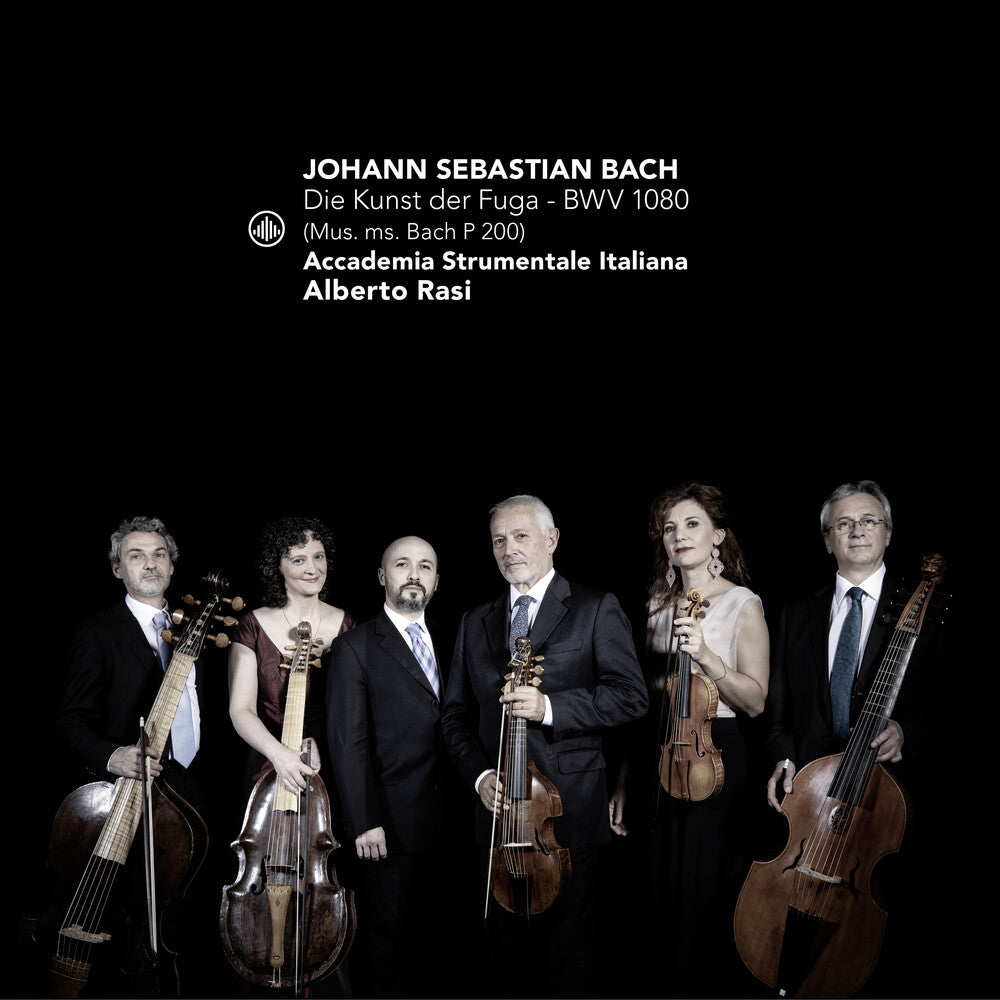 the album cover for J Bach S / Rasi / Accademia Strumentale Italiana - Die Kunst Der Fuga 1080