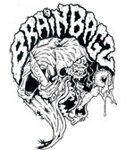 the album cover for Brain Bagz & Blood Bags - Split