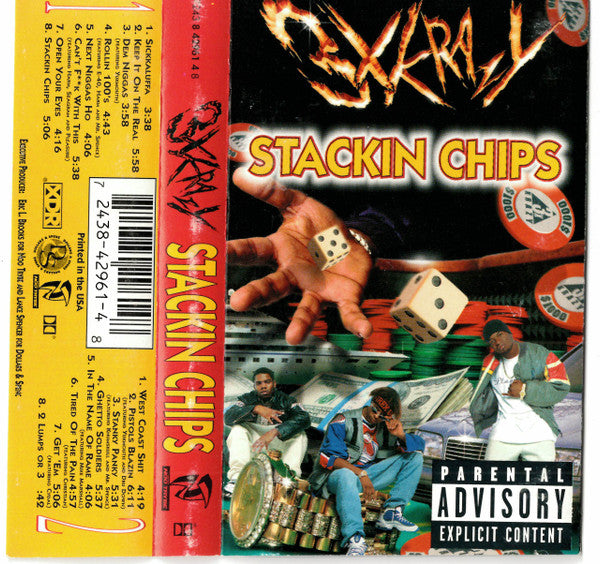 3X Krazy : Stackin Chips (Cass, Album)