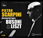 the album cover for Busoni / Scarpini - Discovered Tapes
