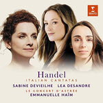 the album cover for Sabine Devieilhe / Desandre,Lea / Haim,Emmanuelle - Handel: Aminte E Fillide Lucrezia Armida