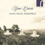 the album cover for Andrew / Juice Vocal Ensemble - Snow Queens