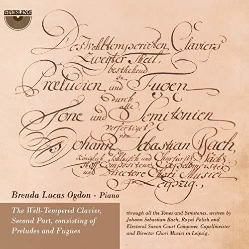 the album cover for Brenda Lucas Ogdon - Well Tempered Klavier Book 2