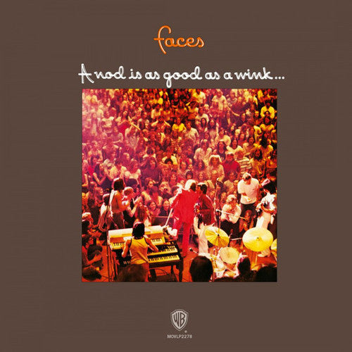 the album cover for Faces - Nod Is As Good As A Wink
