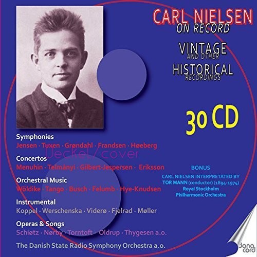 the album cover for Carl Nielsen On Record / Various - Carl Nielsen on Record