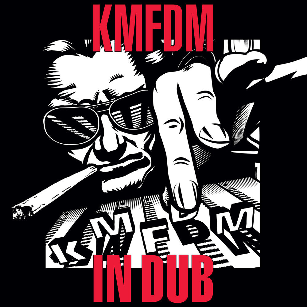 the album cover for KMFDM - In Dub