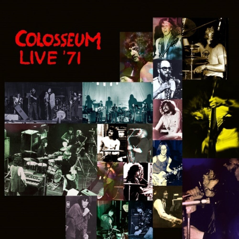 the album cover for Colosseum - Live 71 Canterbury Brighton