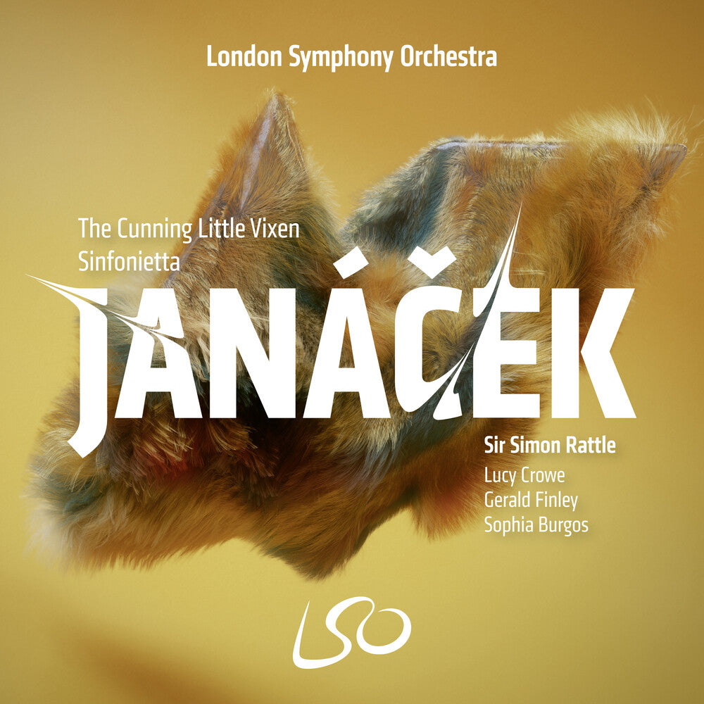 the album cover for London Symphony Orchestra / Sir Simon Rattle - Janacek: The Cunning Little Vixen, Sinfonietta