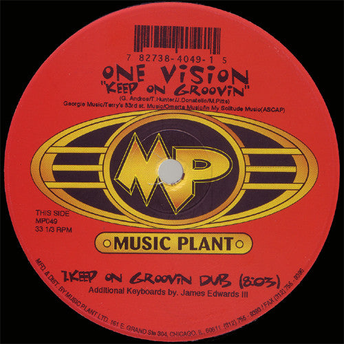 1 Vision : Keep On Groovin (12")