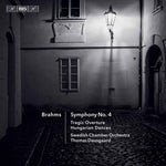 the album cover for Brahms / Swedish Chamber Orch / Dausgaard - Symphony 4