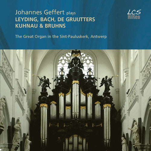 the album cover for J Bach S / Geffert - Johannes Geffert Plays Leyding