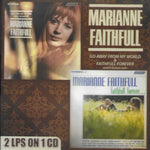 the album cover for Marianne Faithfull - Go Away From My World / Faithfull Forever