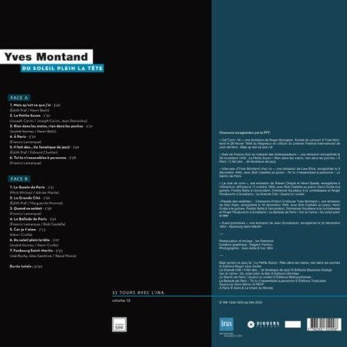 Yves Montand - Du Soleil Plein La Tete (アナログ盤)