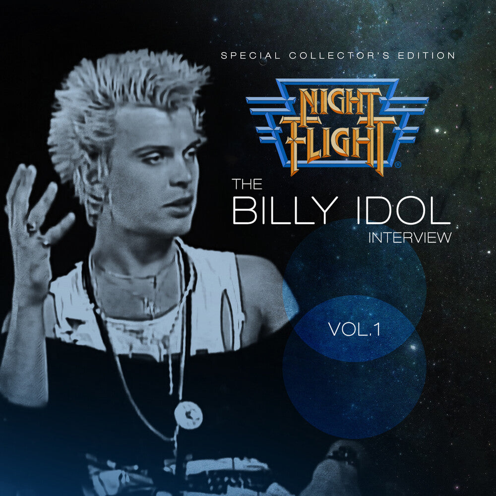 the album cover for Billy Idol - Night Flight Interview