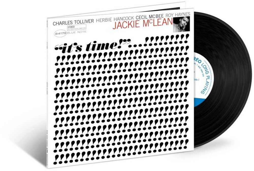 the album cover for Jackie Mclean - It's Time (Blue Note Tone Poet Series)
