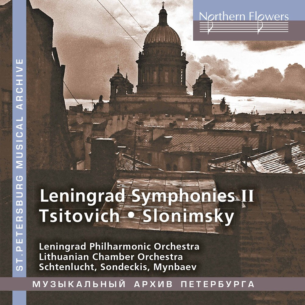 the album cover for Leningrad Philharmonic / Mynbaev / Schtenlucht - Leningrad Symphonies Ii